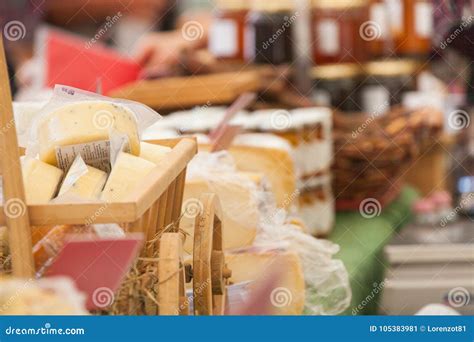 Typical Food Market Stall during an Autumn Local Celebration in ...
