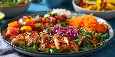 Premium Photo | Discover Serene Environment with Balanced Meal to ...