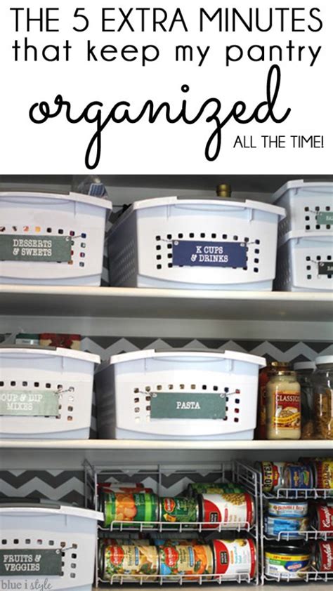 This Quick Tip Will Keep Your Pantry Organized - Blue i Style