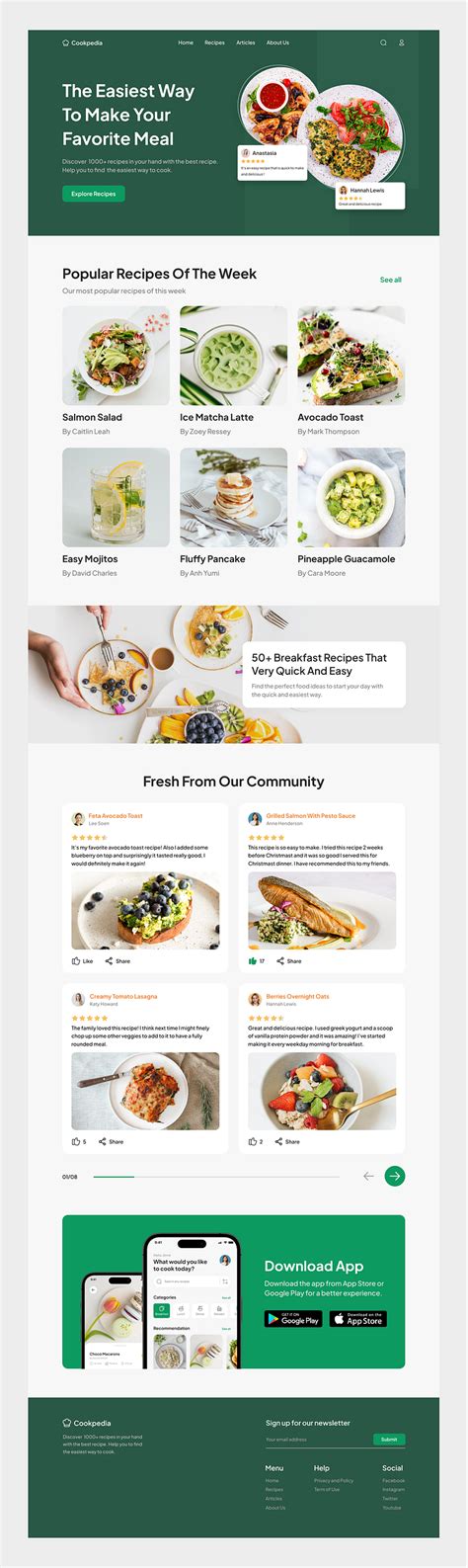 What visual hook for a “Bite” best drives foodies to click your full recipe?