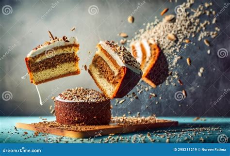 Capture Dynamic Food Splatters In A Flying Food Photo With Millets Cake ...