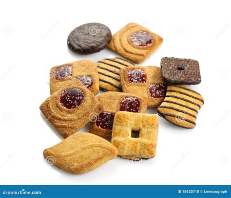 Assorted biscuits stock photo. Image of mixed, aroma - 18620718