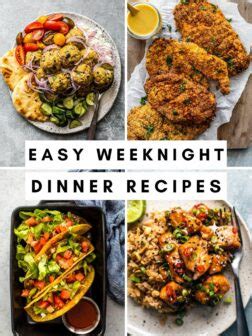 35 Dinner Recipes for Weeknights (In 30 Minutes or Less) - Killing Thyme