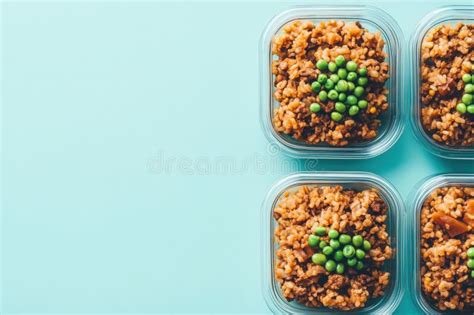 Healthy Meal Prep Containers Filled with Nutritious Grains and ...