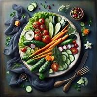 Vegetable garnish Nutrition