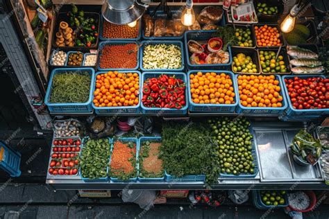 Premium Photo | Vibrant Street Food Symphony