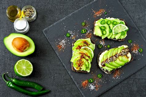 Premium Photo | Beautifully plated avocado toast with delicious-looking ...