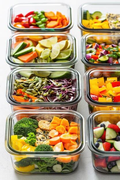 Premium Photo | Assortment of colorful fresh vegetables and fruits in ...