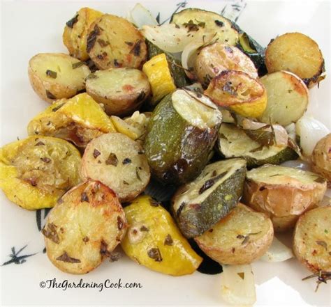 Roasted Garden Vegetables with Fresh Herbs