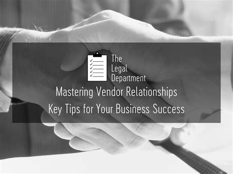 Vendor Relationships: Key Tips for Business Success