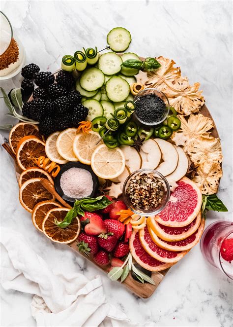 Cocktail Garnish Board - The Windy City Dinner Fairy