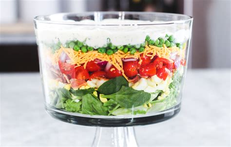 Layered Salad — Zestes Recipes