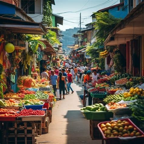 Free Bustling Market Scene Image | Download at StockCake