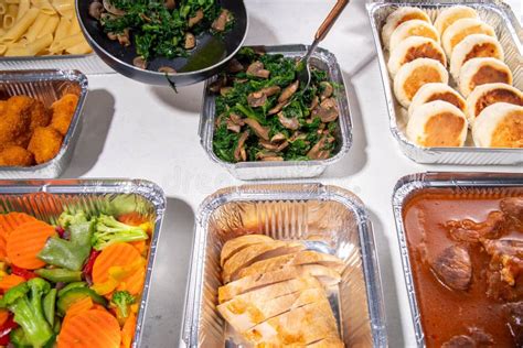 Batch Cooking Meal Prep stock photo. Image of container - 322088004