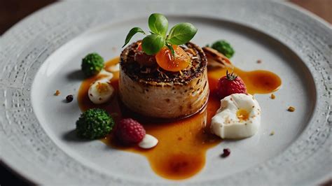 Beautifully Plated Gourmet Meal Captured in Detail | Premium AI ...