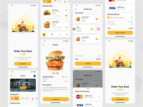 Food Mobile Design 🍔 by MD Nasir Uddin on Dribbble