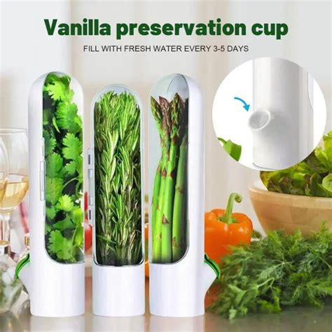 Fresh herbs fridge storage container – homehub