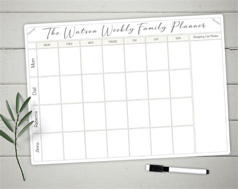 Why Meal Planner Whiteboard is Perfect For Productivity