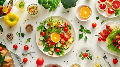 Premium Photo | Food healthy visual photo album full of fresh and ...
