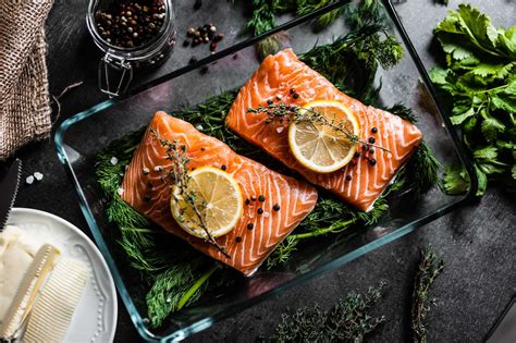 Fresh Salmon Fillets Free Photo by picjumbo