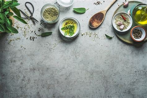 Seasoning Background With Flavor Herbs Photo And Picture For Free ...