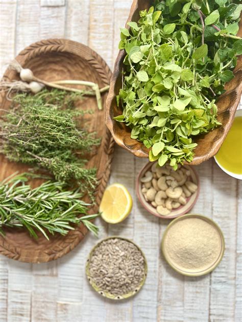 Mixed Herb Pesto Recipe (Vegan) - Let's Go Tomato