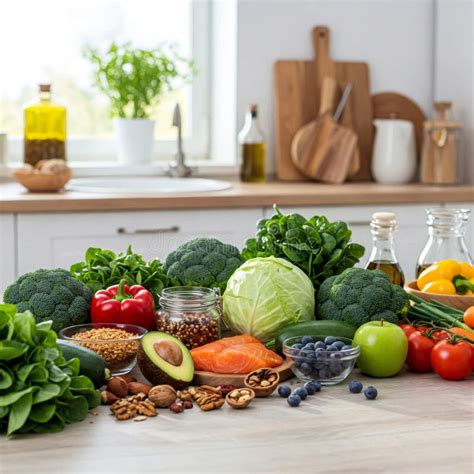 Vibrant Display of Nutritious Ingredients Promotes Healthy Eating and ...