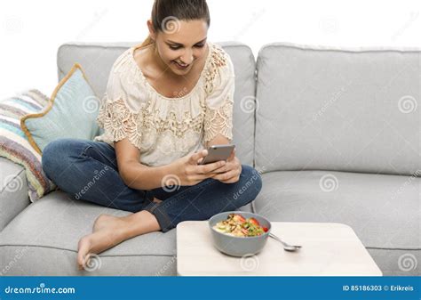 Taking Foodie Photos before Eatting Stock Image - Image of ...