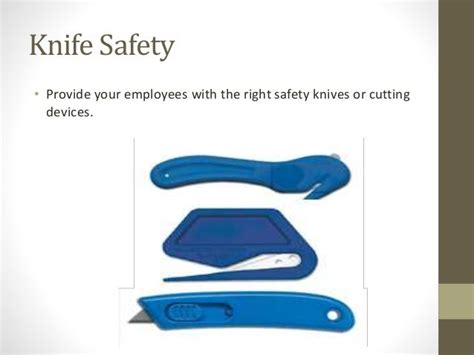 Knife safety