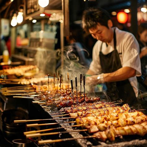 Premium Photo | A Night at the Street Food Market