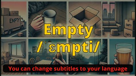 Empty meaning with 5 examples - YouTube