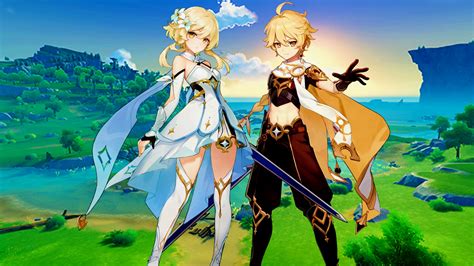 Wallpaper Traveler Genshin Impact Mondstadt Images For