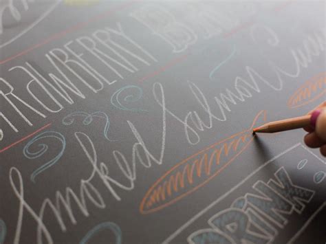 DIY Hand-Lettered Party Menu | HGTV