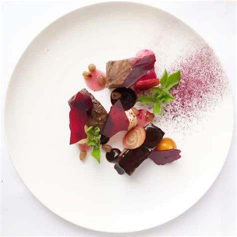 Artistic Food Plating with a Variety of Desserts