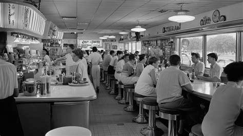 Free Bustling diner interior Image | Download at StockCake