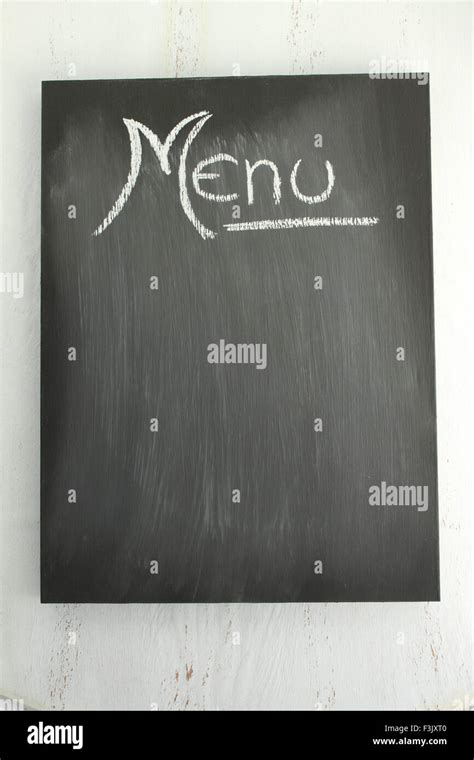 Handwritten menu hi-res stock photography and images - Alamy