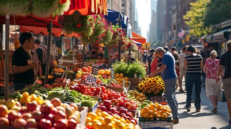 Free Bustling Market Scene Image | Download at StockCake