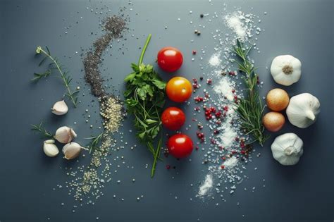 Colorful Ingredients Showcase | Premium AI-generated image