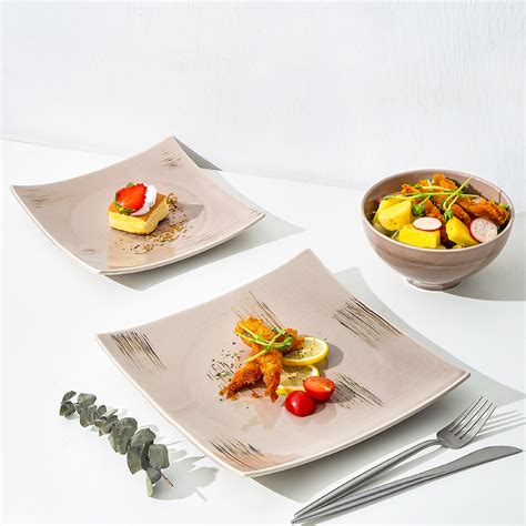 Different shapes brown color side plate - Pito