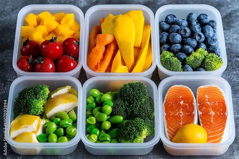 Minimalist design of a weekly meal prep plan, showing clean, simple ...