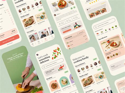 Food Recipe Mobile App by Mitesh Samal on Dribbble