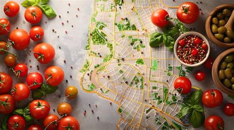 Premium Photo | Exploring Street Food A HighResolution Map for Foodie ...