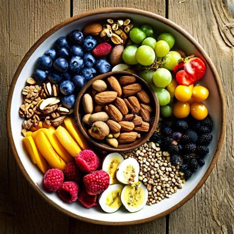 Colorful Healthy Bowl Vibrant Nutritious Meal Stock Illustration ...