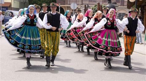 Poland Traditional Folk Group Editorial Stock Photo - Image of folk ...